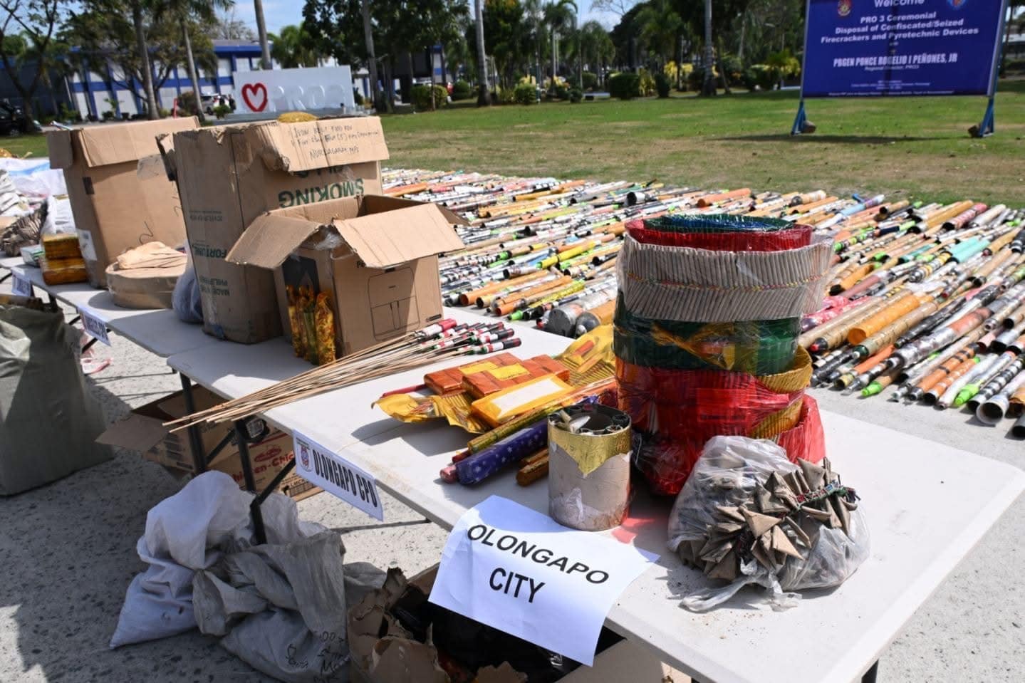 P500,000 worth of illegal firecrackers seized, destroyed in C. Luzon