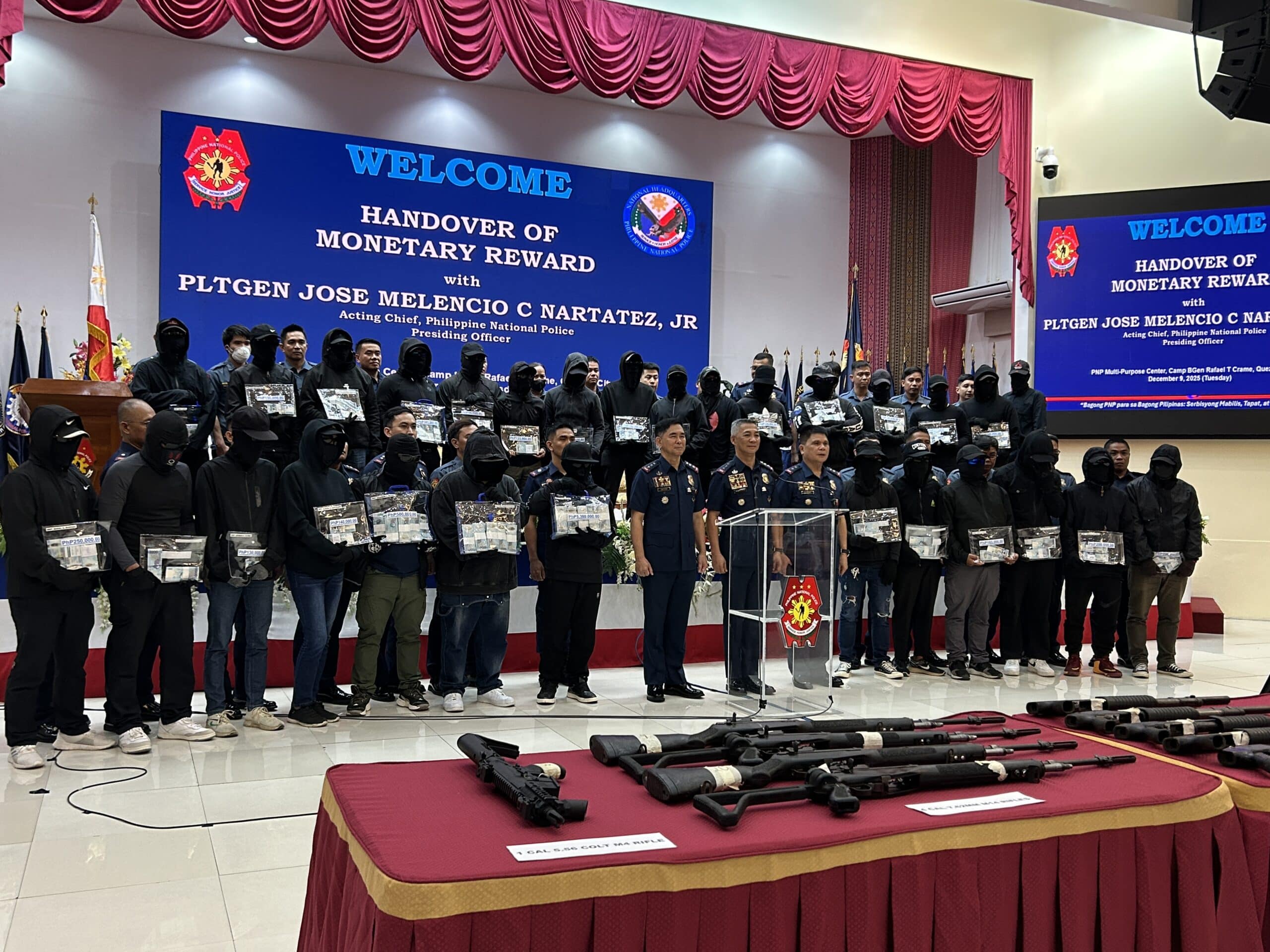 Tipsters get P10.6-M reward for arrest of 30 wanted persons