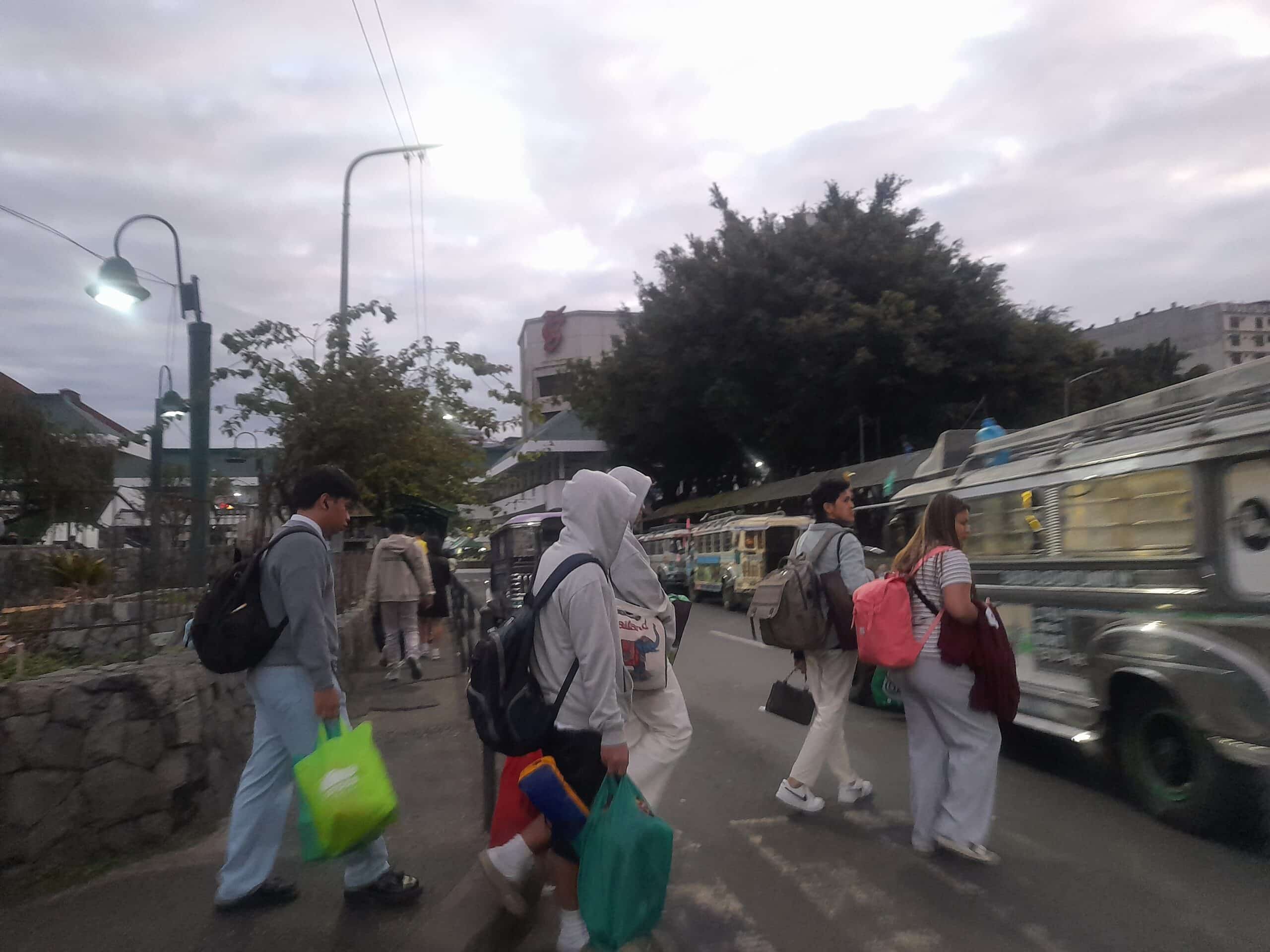 Chilly 13.6°C morning greets Baguio students returning to classes