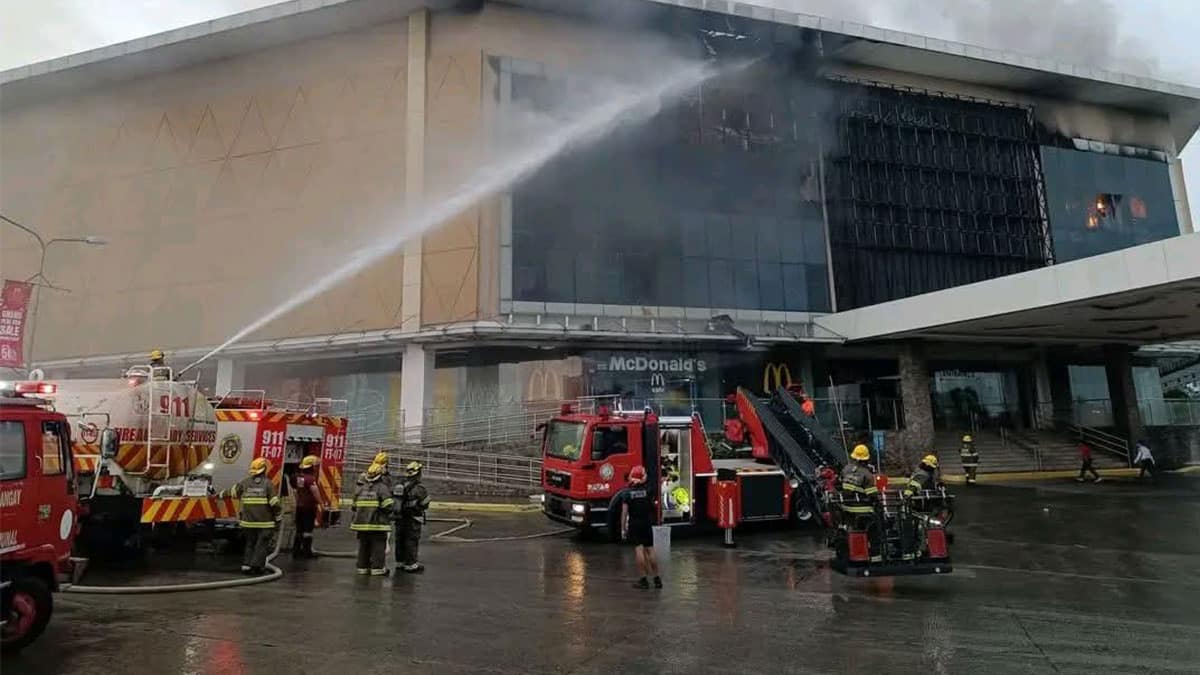 4-hour fire guts Gaisano mall in Davao City