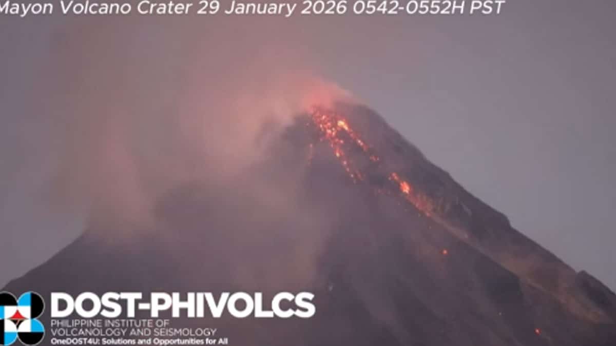 Phivolcs: Mayon Volcano remains under Alert Level 3