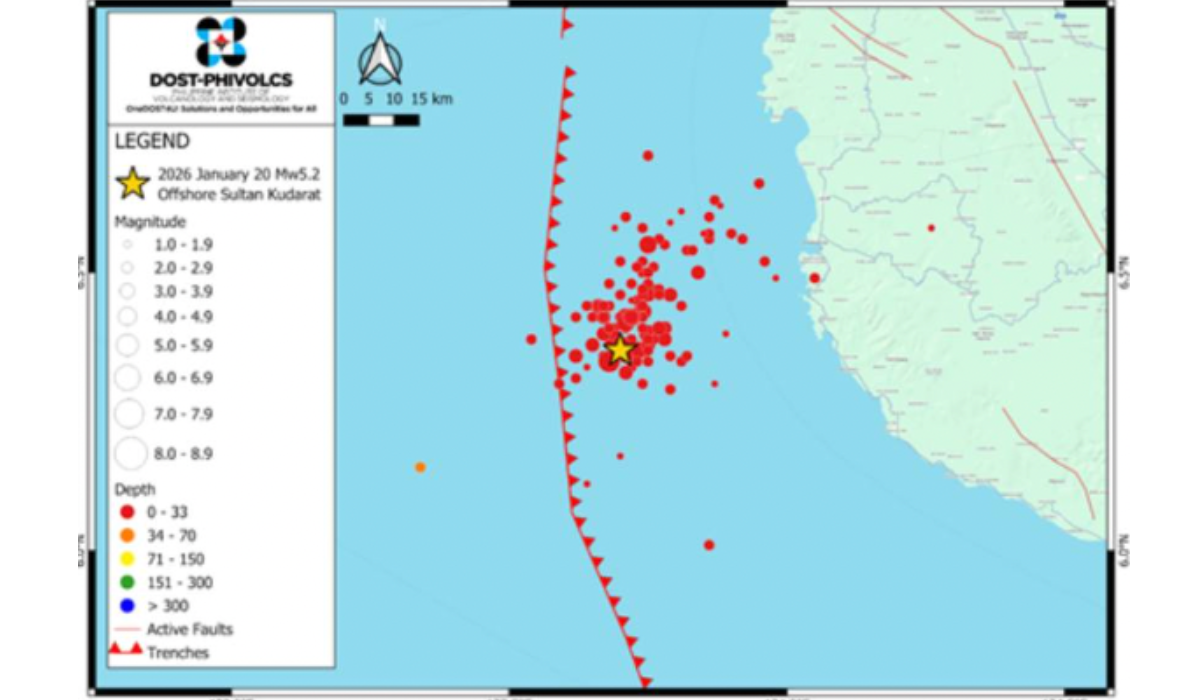 400 offshore quakes hound Sultan Kudarat town
