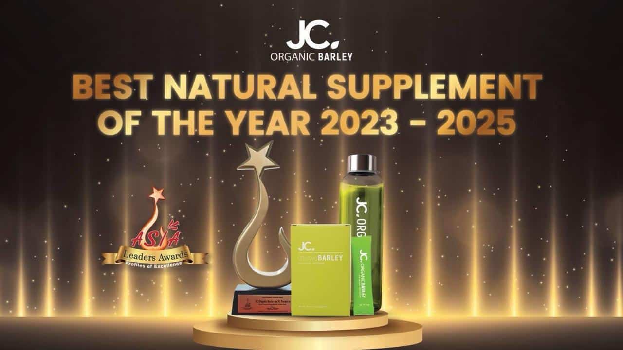 Empowering wellness: JC Organic Barley Wins at Asia Leaders Awards 2025
