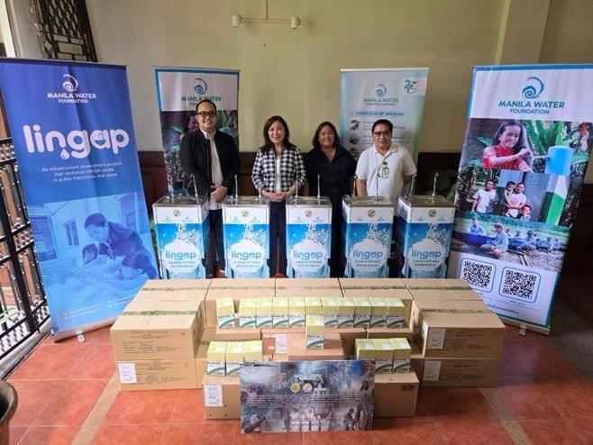 Manila Water Foundation, Pascual Laboratories donate health products to Cebu, Tagum