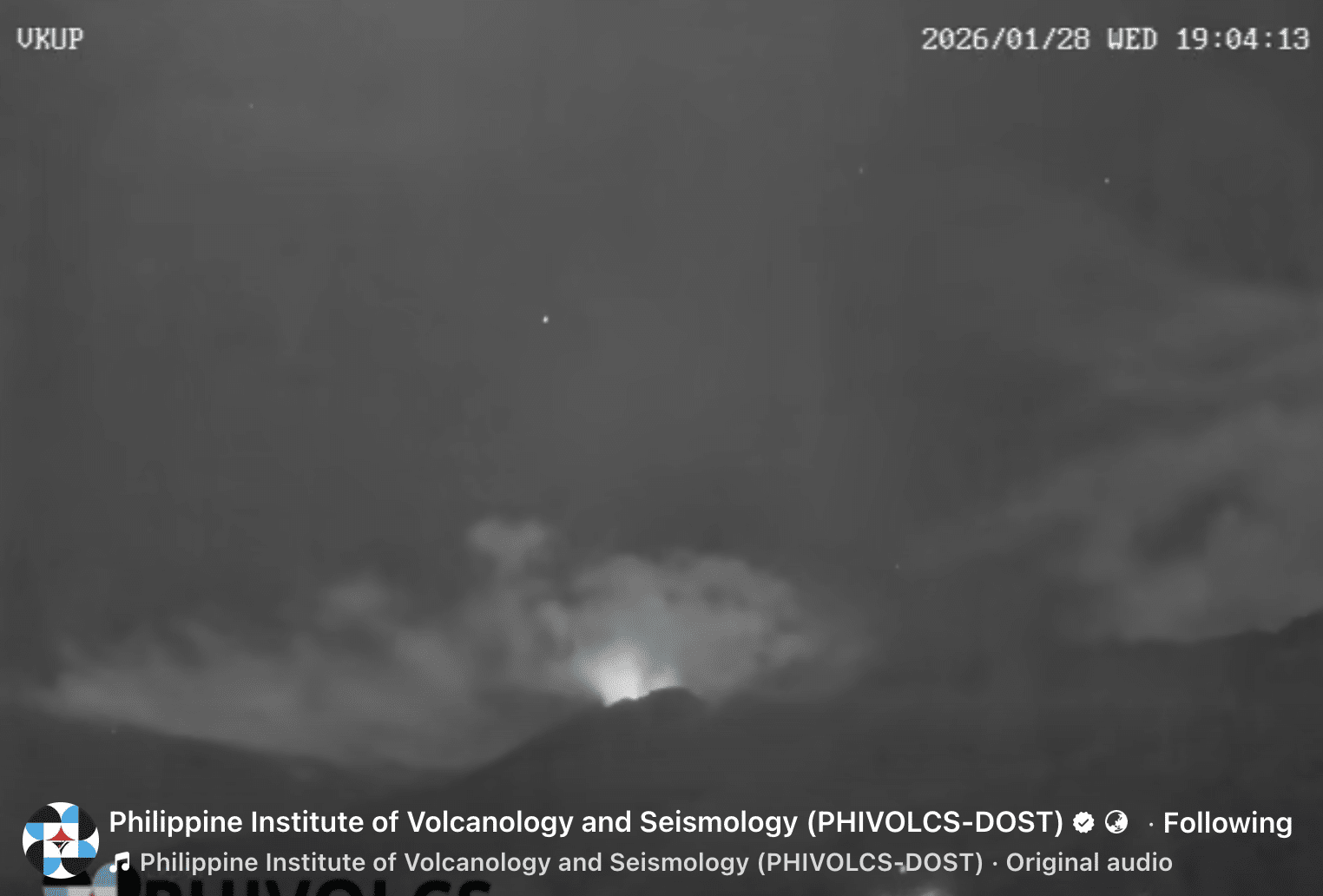 Kanlaon Volcano emits superheated gas, may signal explosive eruption