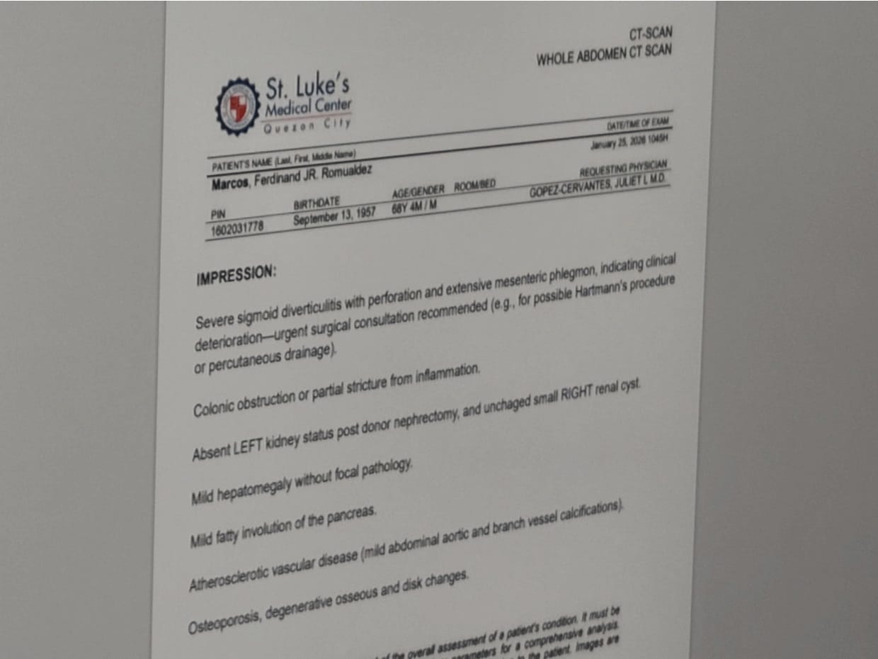 PNP to probe ‘falsified,’ ‘fake’ Marcos test results