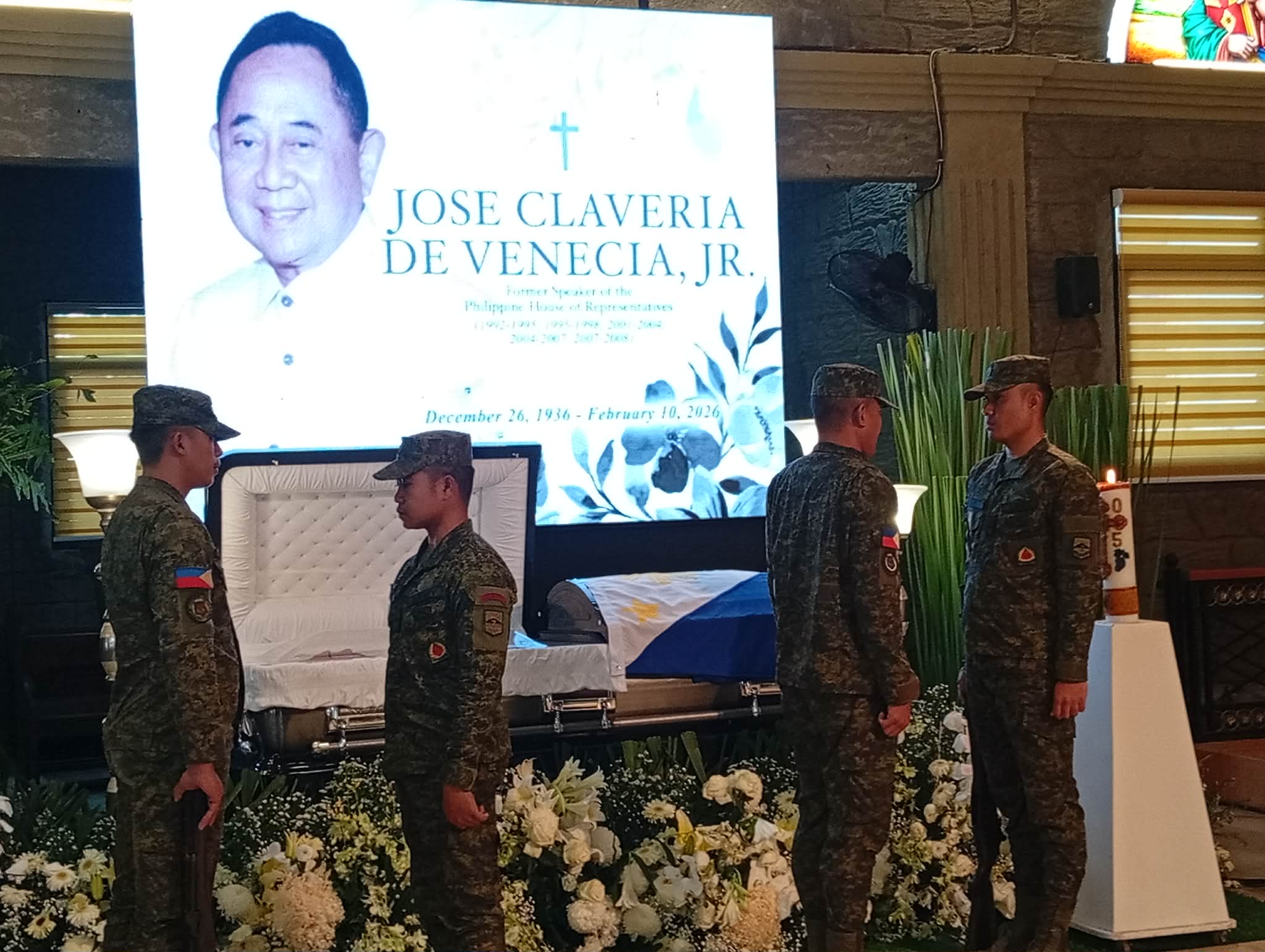 VP Sara Duterte, Arroyo visit wake of ex-Speaker de Venecia