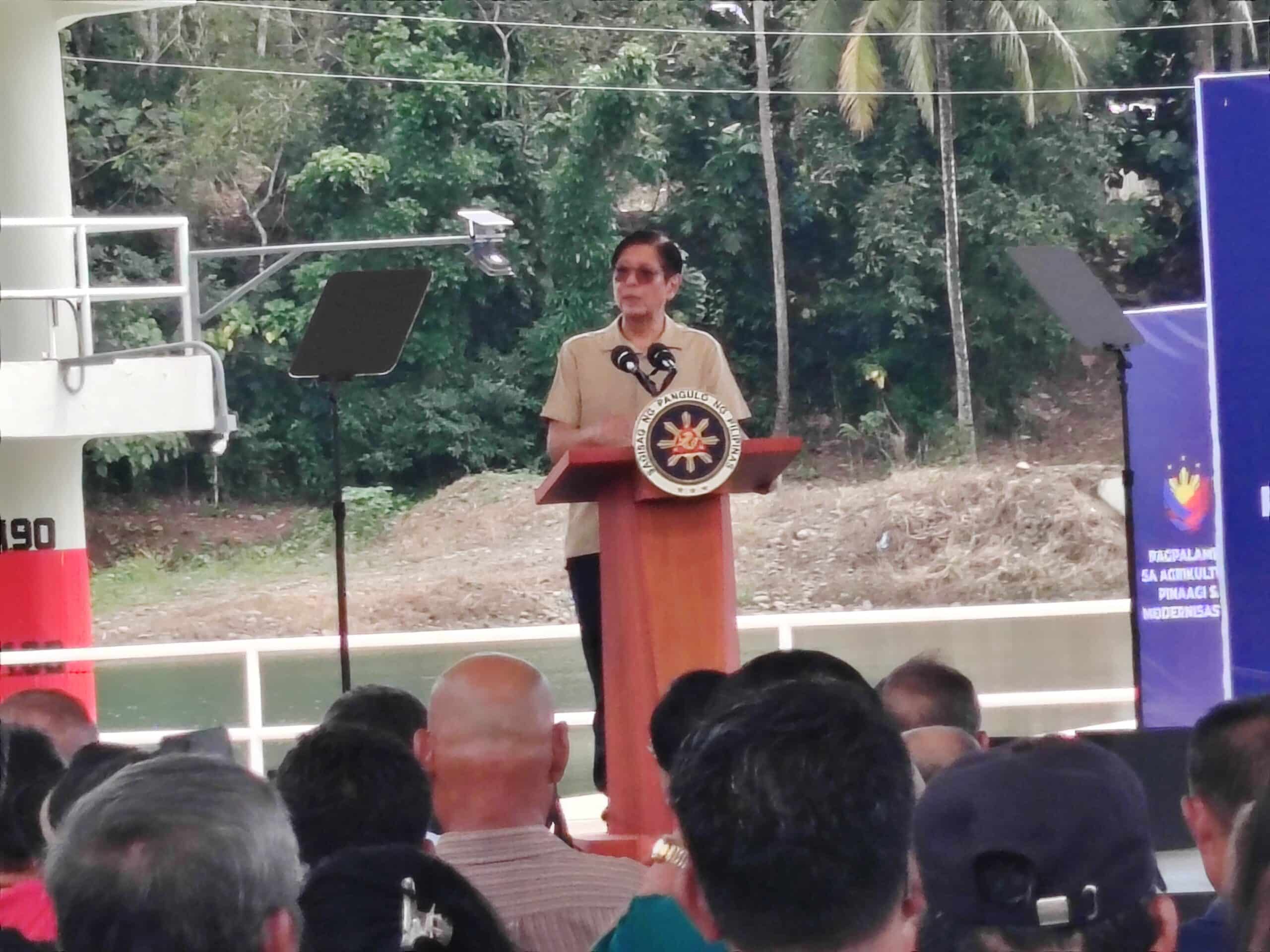 Marcos inaugurates rehabilitated P450-million dam in Zamboanga del Sur