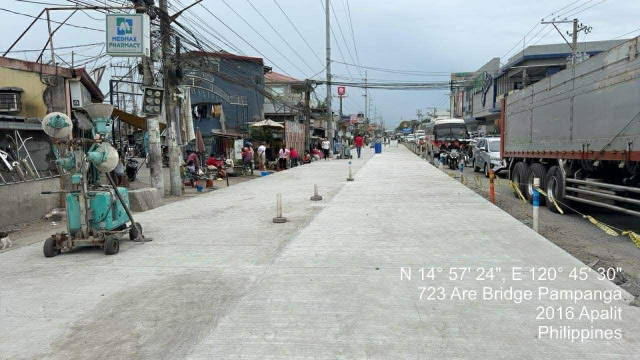 Rehabilitation of Manila North Road in Pampanga now underway