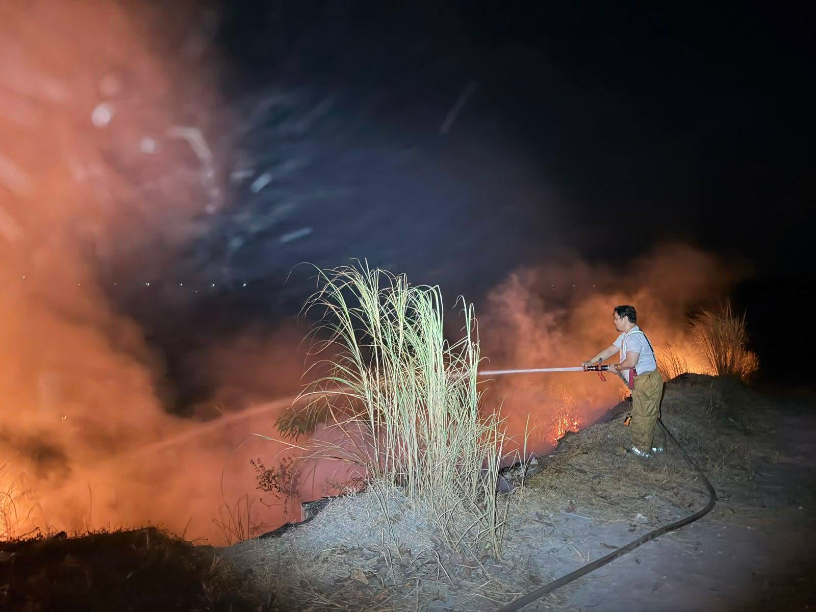 Several grass fire incidents reported in Tarlac City