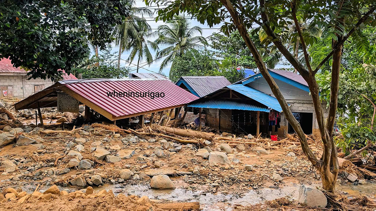 Massive flooding due to ‘Basyang’ hits Surigao del Sur