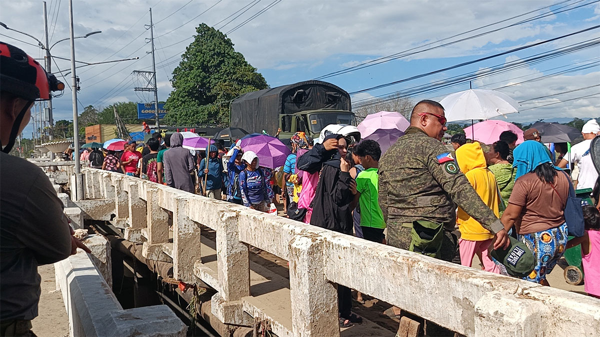 As Basyang exits, Iligan City temporarily closed a parallel bridge