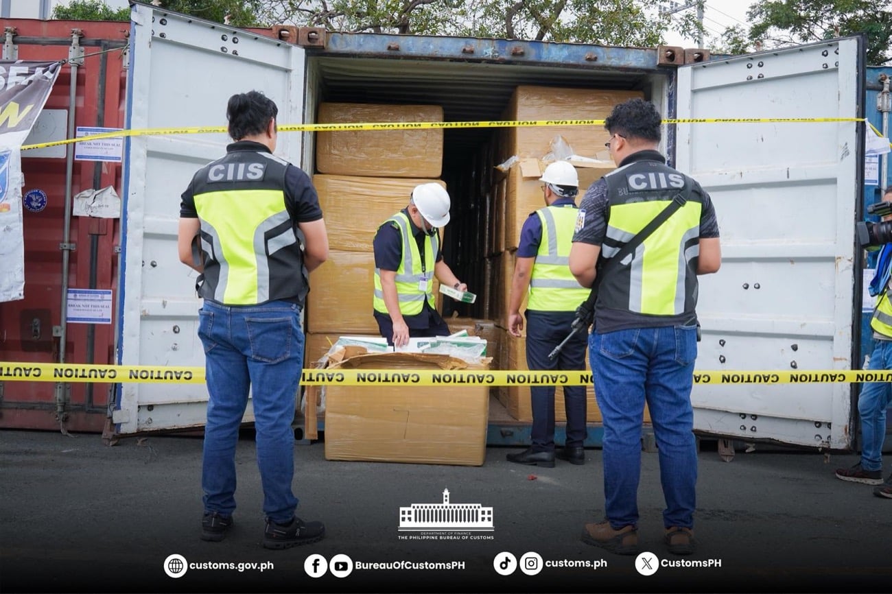 BOC seizes P39.3-M smuggled cigarettes, dried tobacco