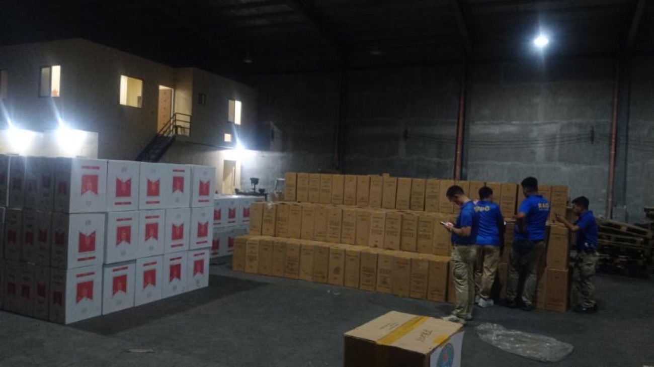 PNP: Another alleged illegal cigarette warehouse found in Pampanga