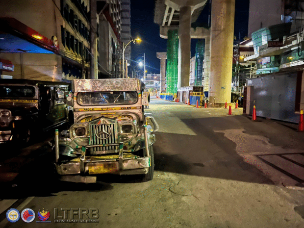 LTFRB summons PUV operators whose jeepneys lack garages