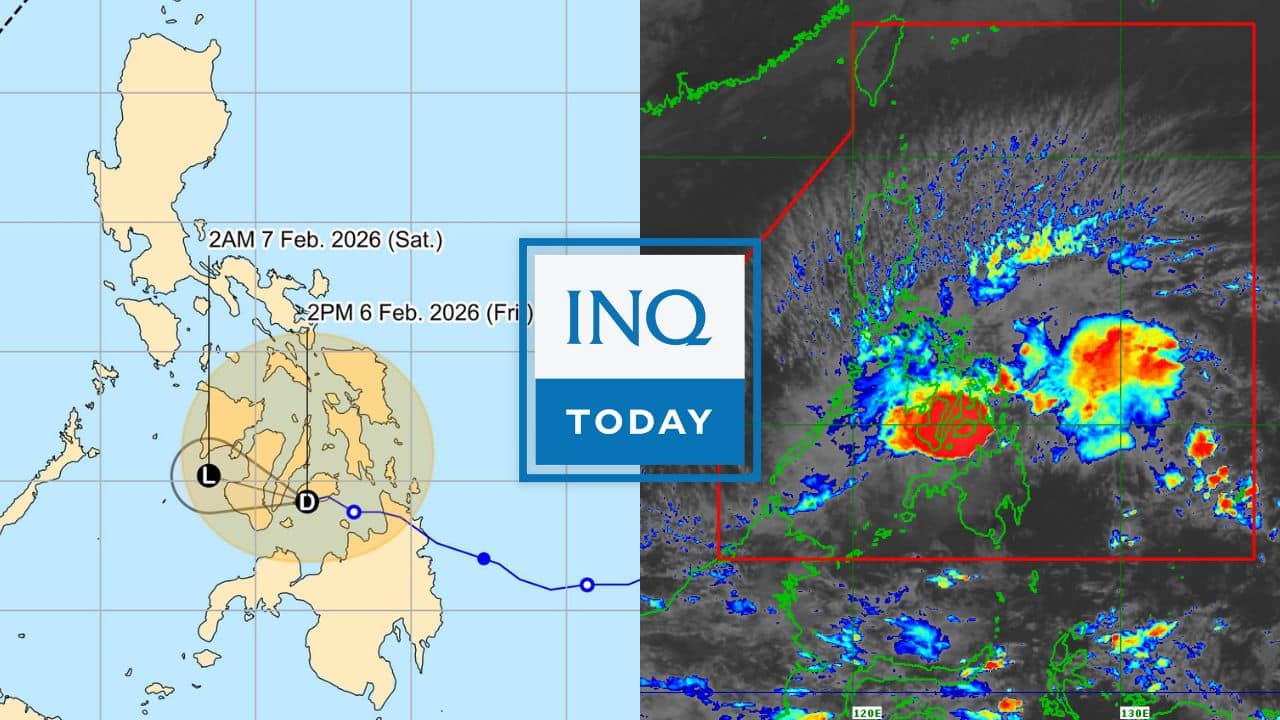 INQToday: Signal No. 1 in 27 areas as Basyang moves over Central Visayas