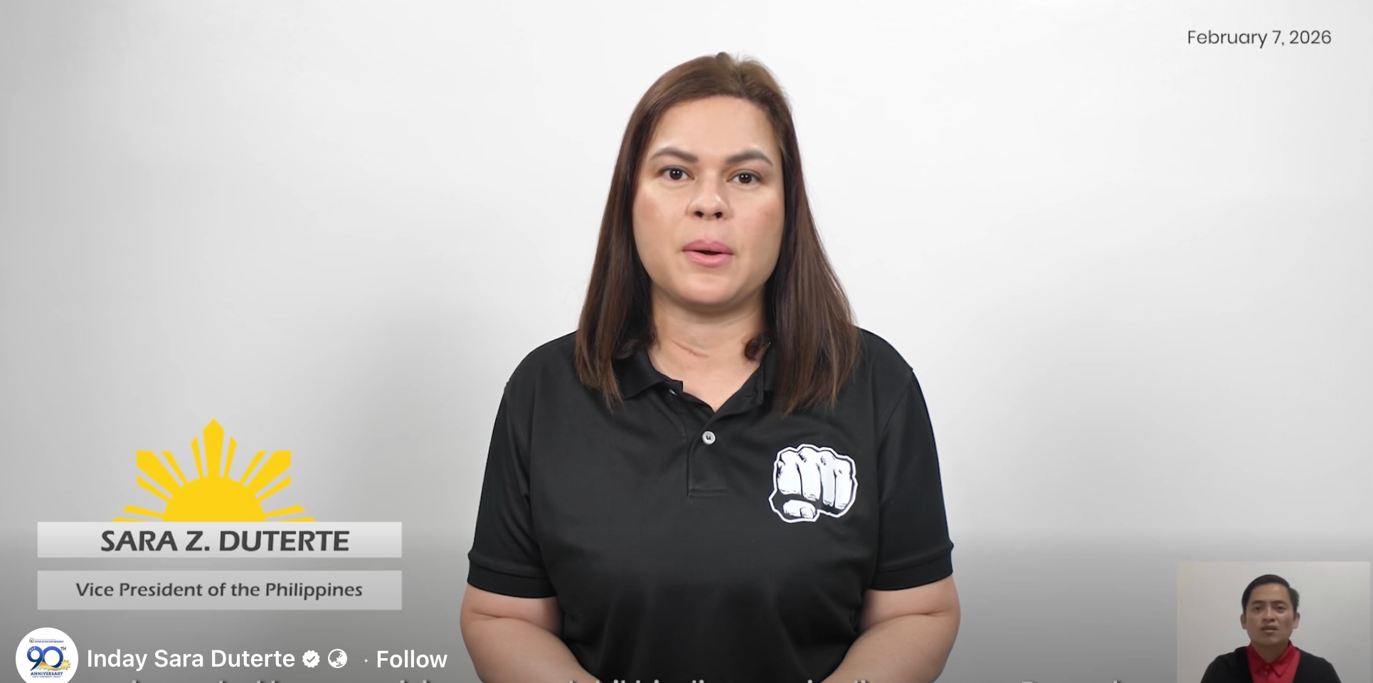 Sara Duterte: Impeachment rap ‘politically motivated,’ lacks proof