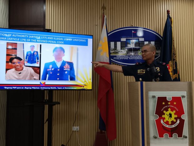 PNP chief warns content creators vs false use of police uniform