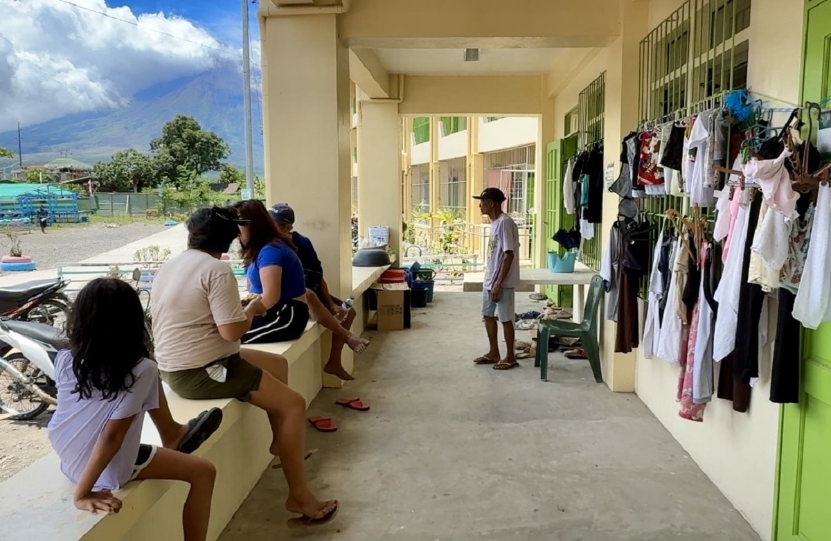 50 Mayon-Evakuierte in Albay an Windpocken erkrankt