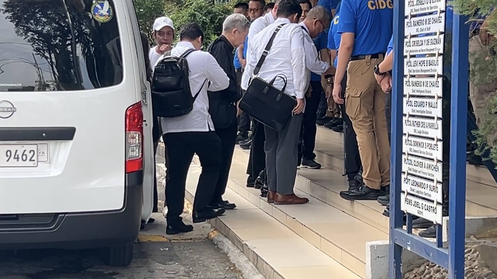 Ateneo president, ex-players attend CIDG probe into Aurora tragedy