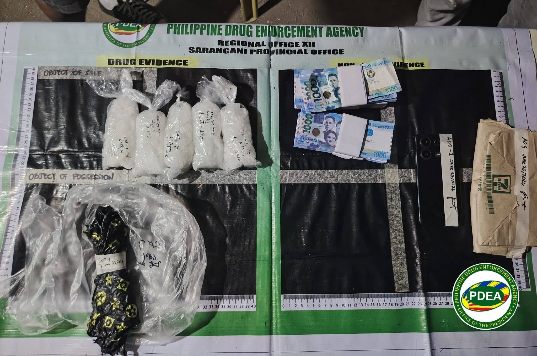 GenSan drug bust nets P3.4-M shabu
