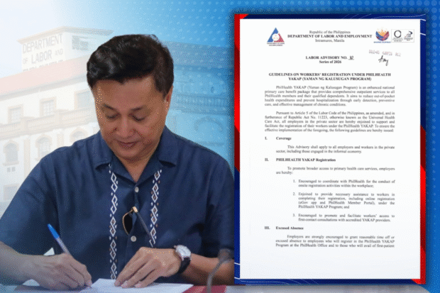 Dole to private employers: Register workers under PhilHealth
