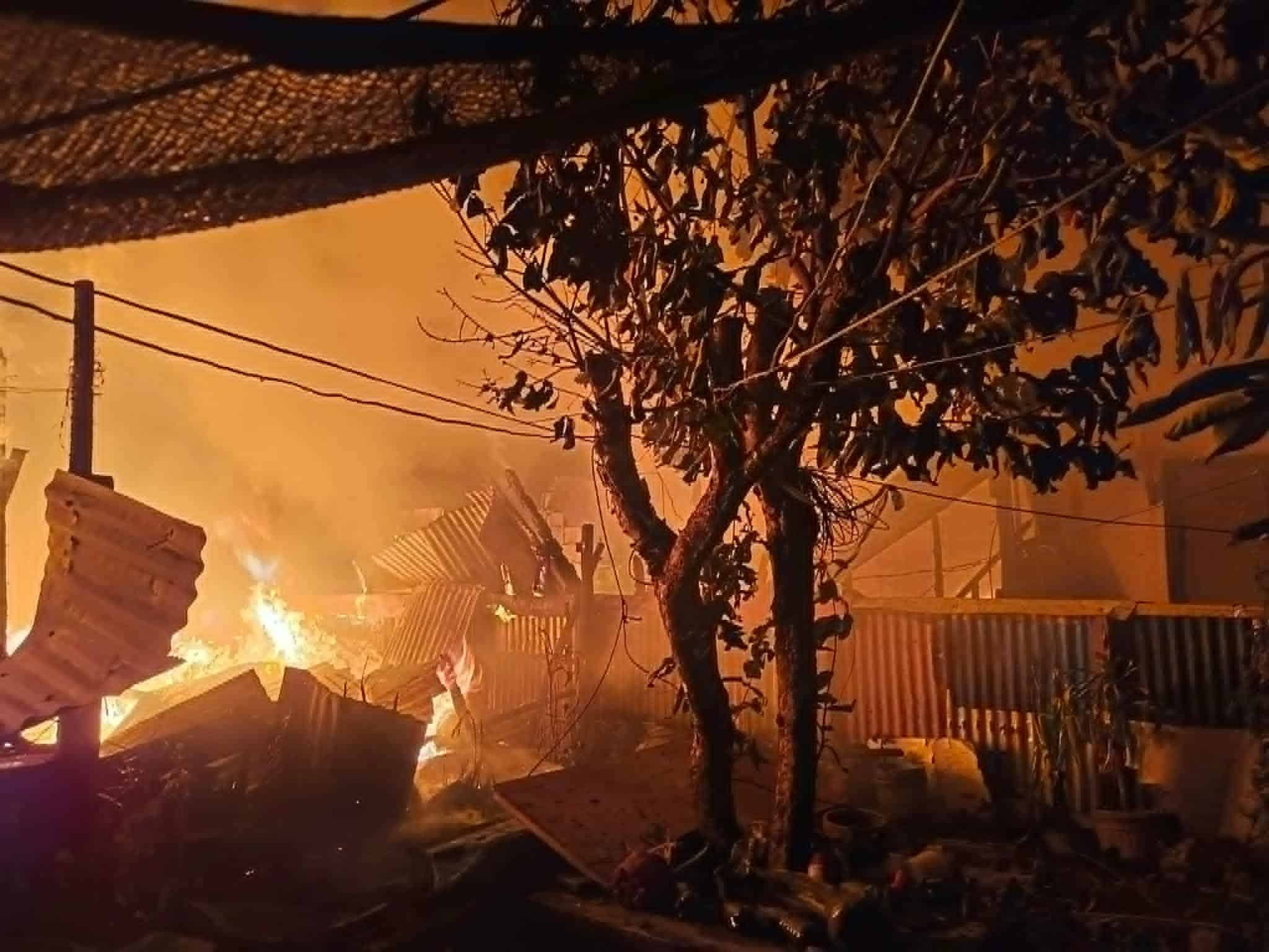 Ormoc City blaze leaves 40 families displaced, 30 homes razed