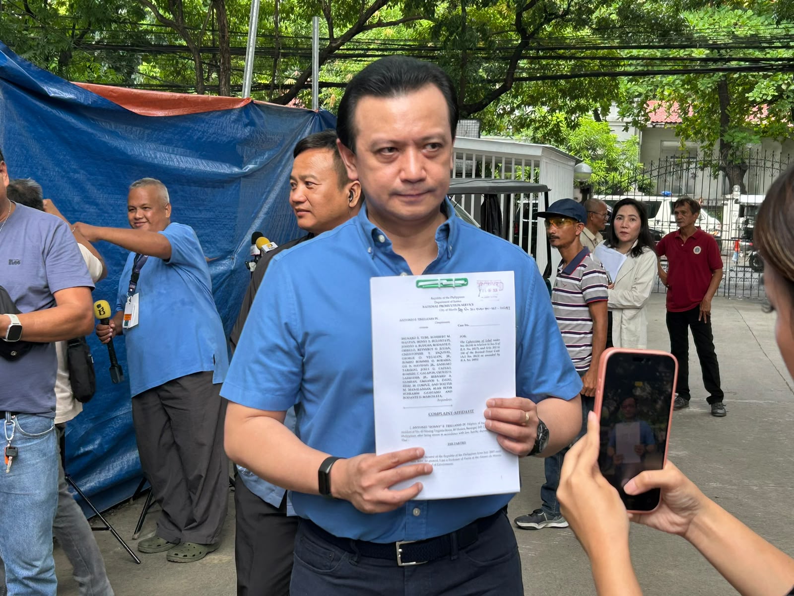 Trillanes sues Cayetano, Marcoleta over ‘sham’ Senate hearing, ICC lies