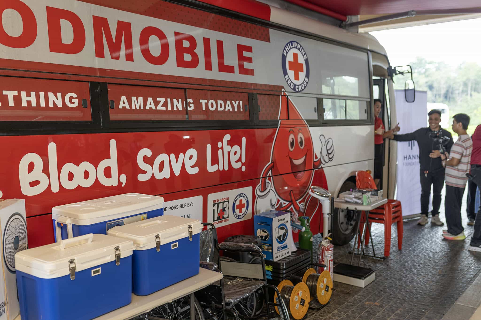 Korean developer gives blood donation bus to Pampanga Red Cross