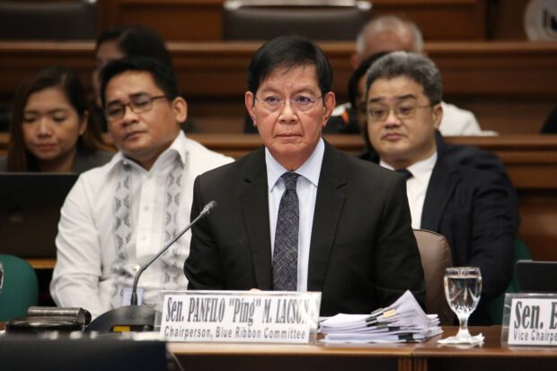 Ping Lacson cites alleged ghost projects in Taguig totalling P75M