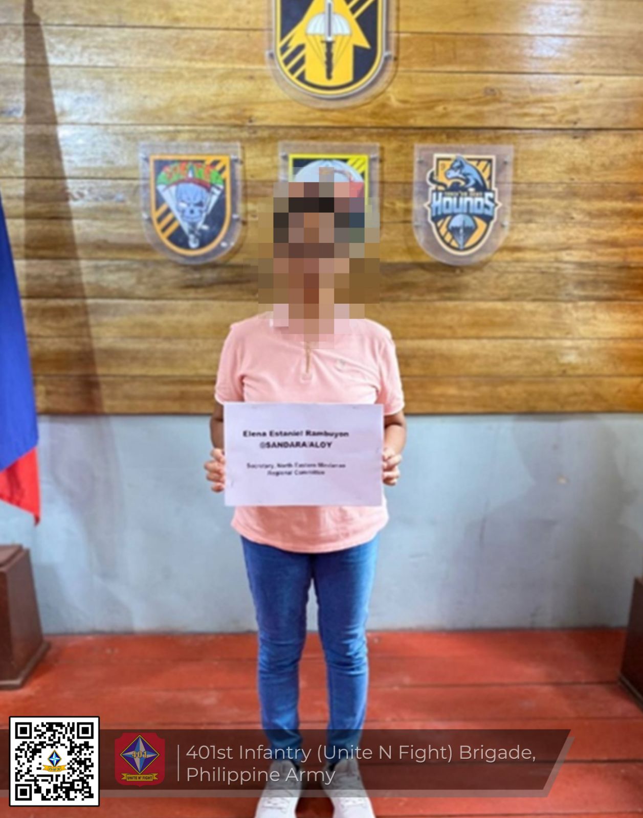 Alleged ex-NPA secretary surrenders in Caraga