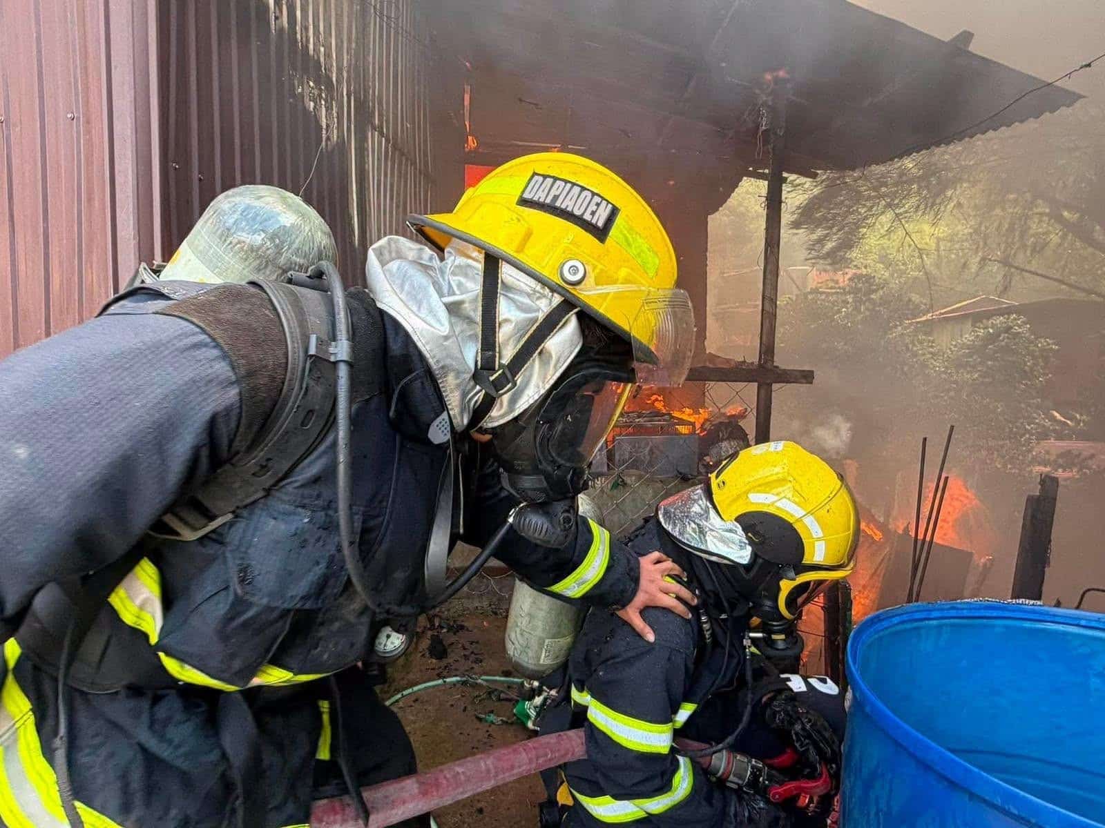 Baguio fire displaces 6 families