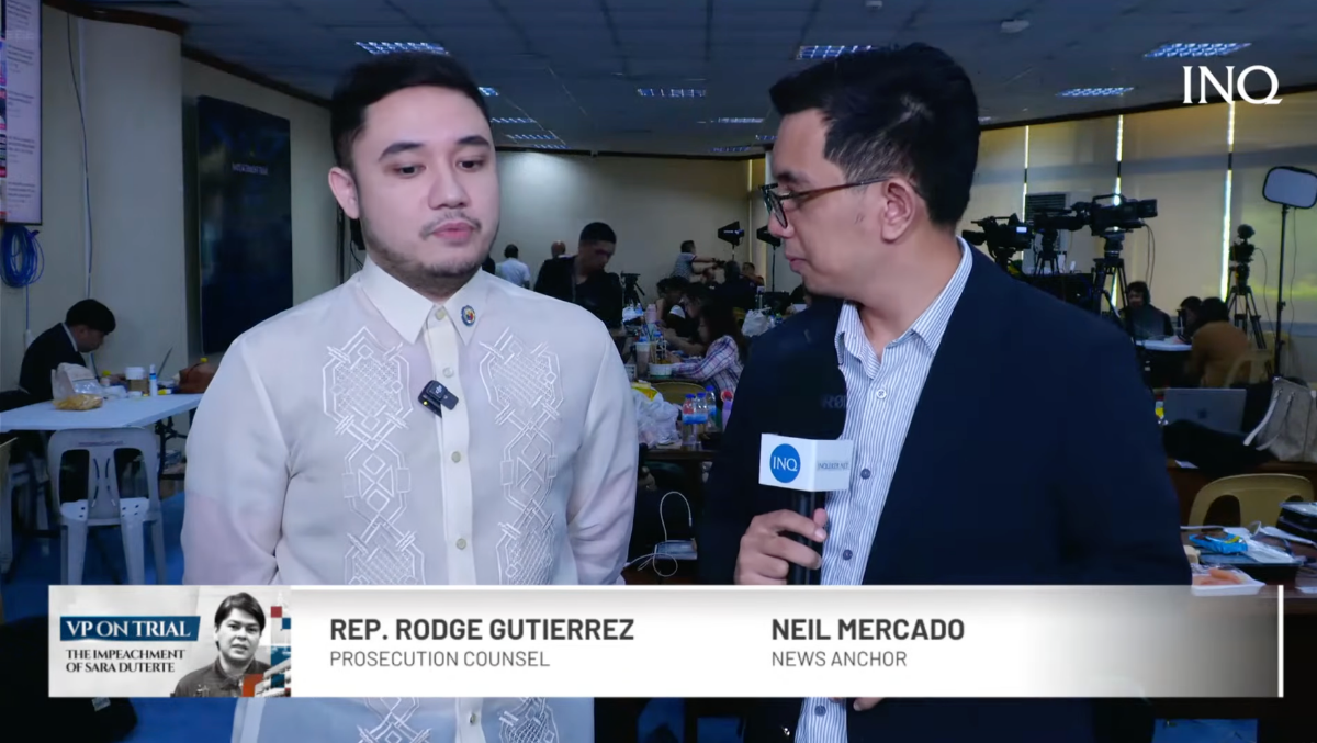 WATCH: House prosecutor Gutierrez discusses Day 6 proceedings