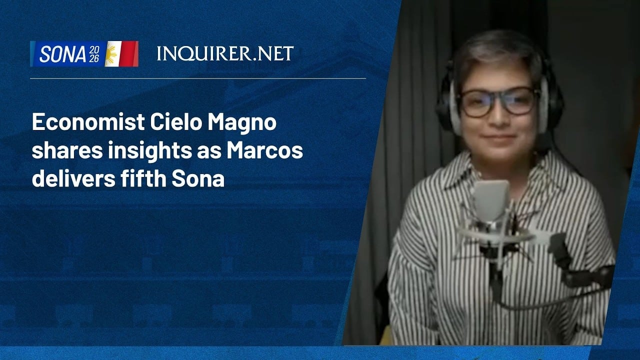 WATCH : Economist Cielo Magno shares insights as Marcos delivers Sona