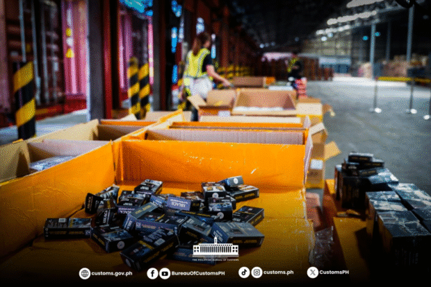 BOC seizes almost P137-M worth of smuggled vape products
