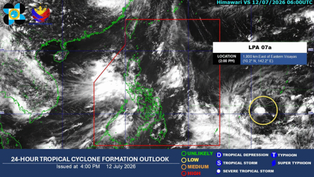 Rainy Sunday evening forecast in most of PH due to habagat