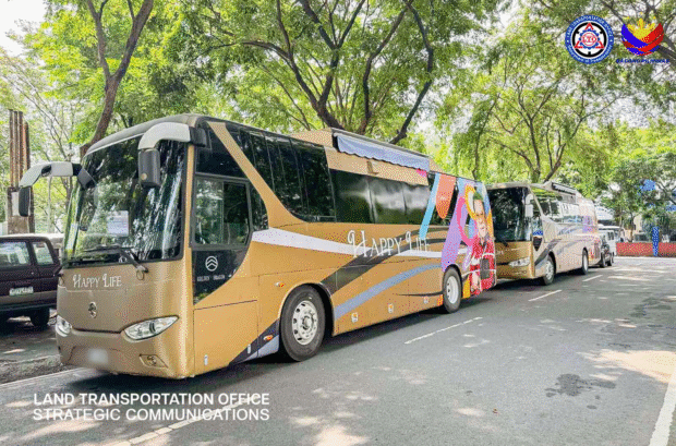 LTO impounds 2 buses supposedly linked to Chavit Singson