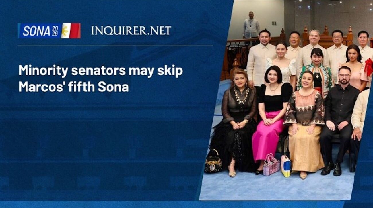 WATCH: Minority senators may skip Marcos' fifth Sona