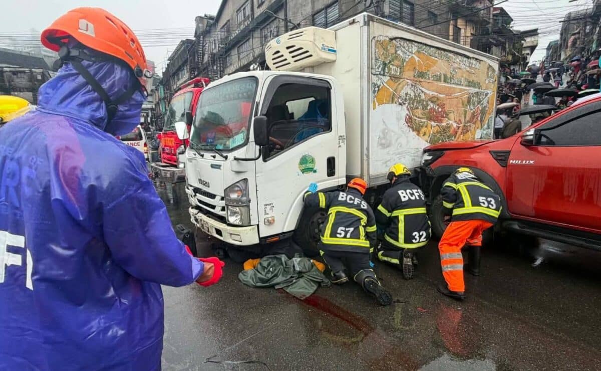 1 dead as 4 vehicles collide in Baguio
