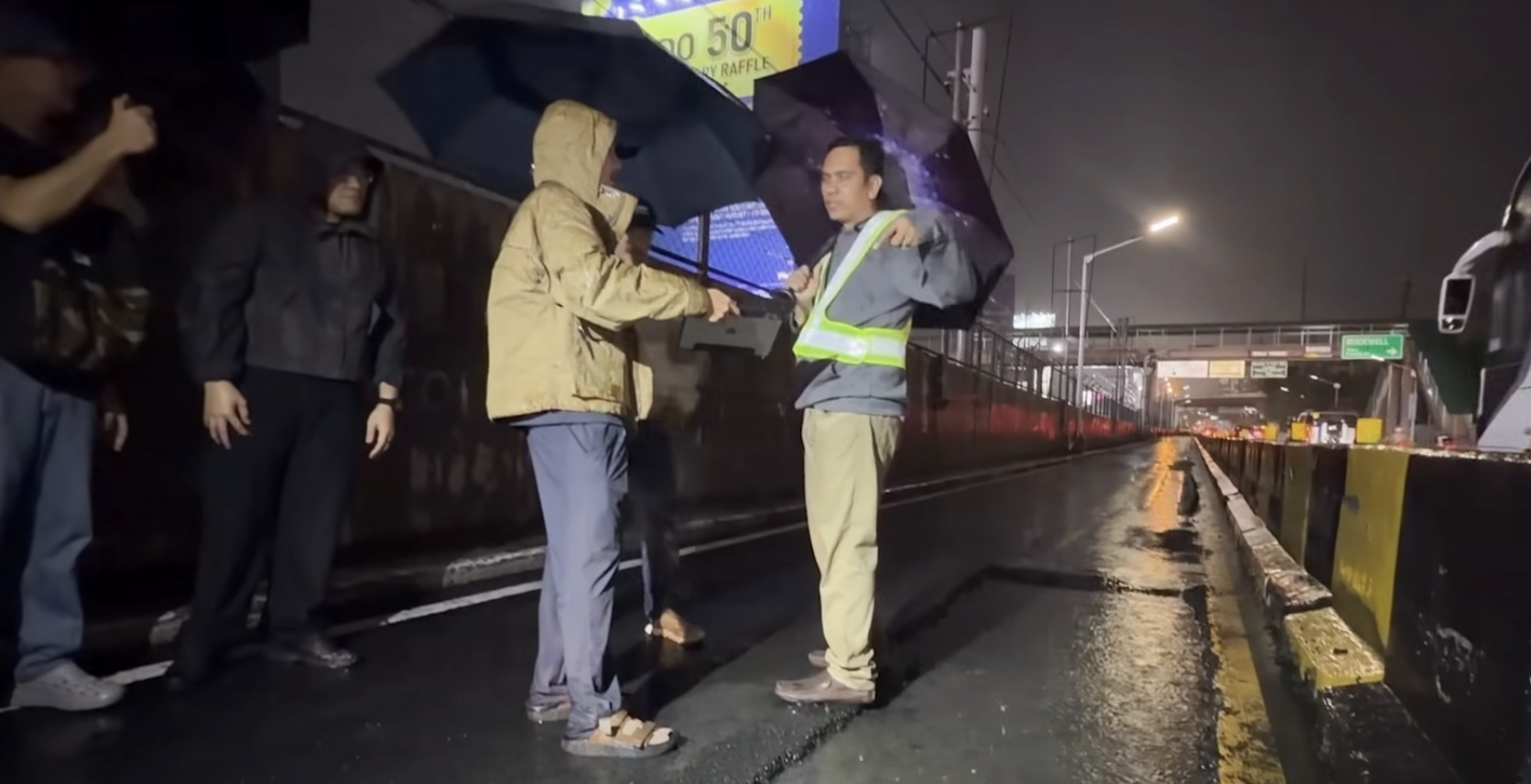 Dizon curses over potholes at newly rehabilitated Edsa in Makati