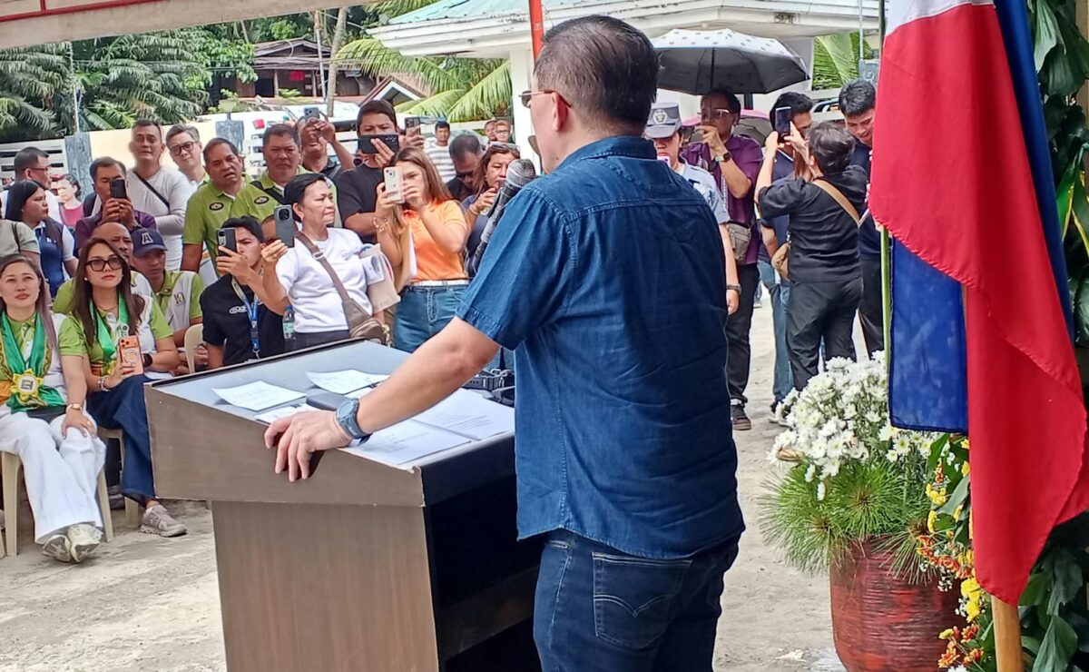 Bong Go asks for prayers for Duterte's return during Bukidnon visit