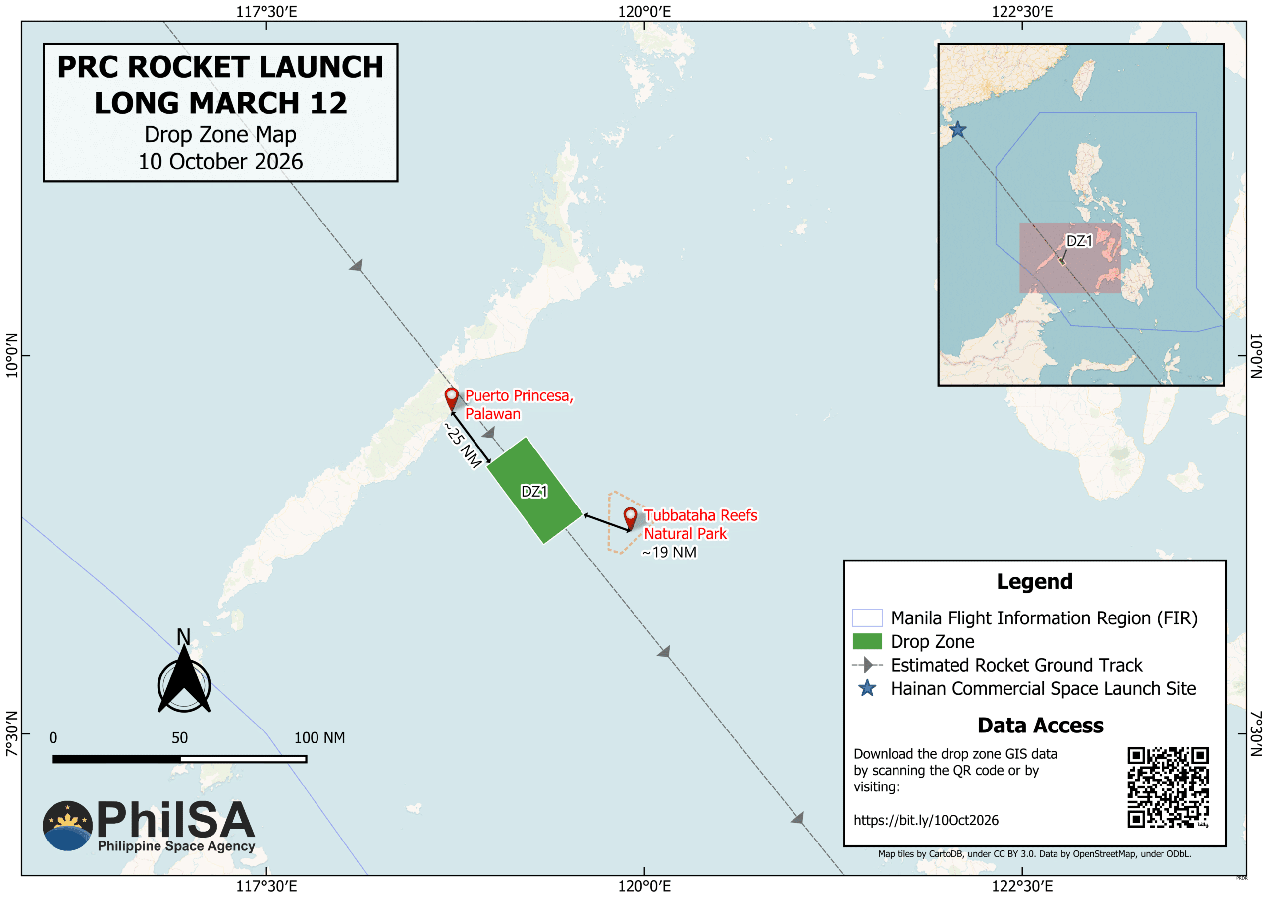 PH Space Agency warns of Chinese rocket debris in Palawan waters