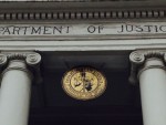 The Department of Justice facade