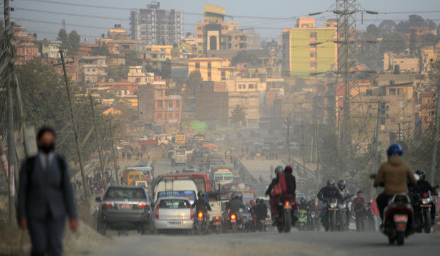 Air pollution in kathmandu 2020 image