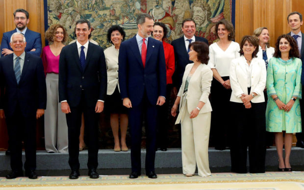 Ministers in Spain's female-dominated Cabinet take office | Inquirer News