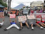 Protesters in Legazpi - A