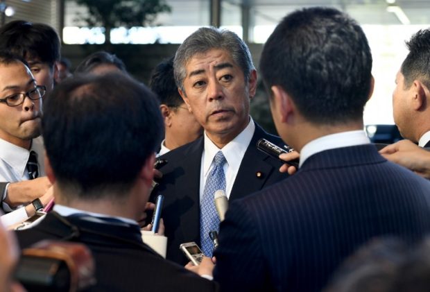 Japan PM Abe appoints new defence minister in cabinet reshuffle