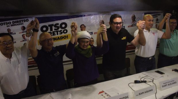 'Otso Diretso' senatorial candidates woo Caloocan voters