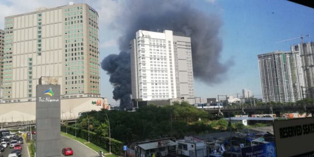 Fire hits informal settlers' community in QC