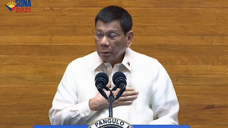 Duterte stops, catches breath mid-SONA: 'Baka dito ako mamatay'